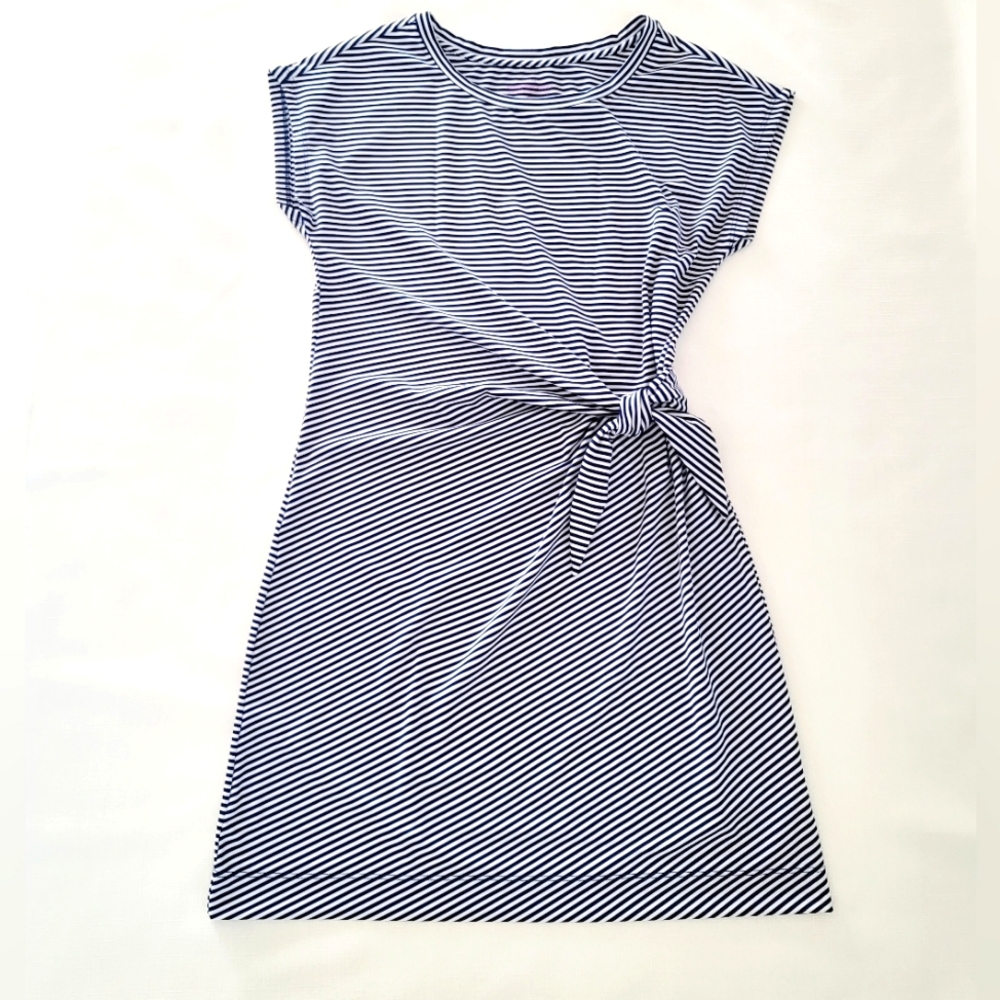 Vineyard Vines Women's Bleu & White Striped Dress, Size M - Picture 11 of 12